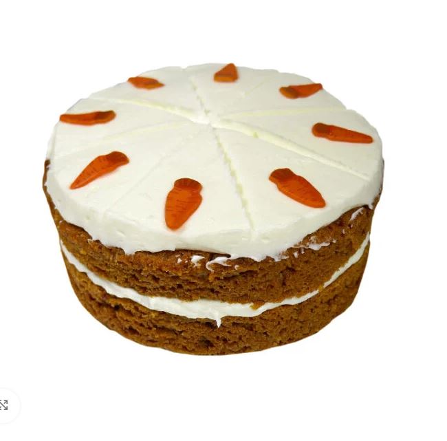 6 inch carrot sharing cake
